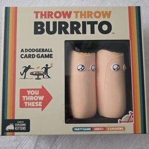 Throw Throw Burrito Dodgeball Card Game - Cream